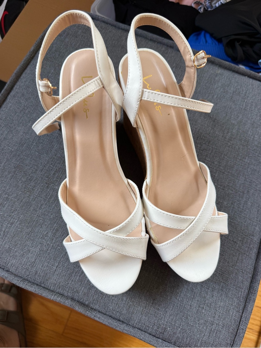 Women’s White Wedges